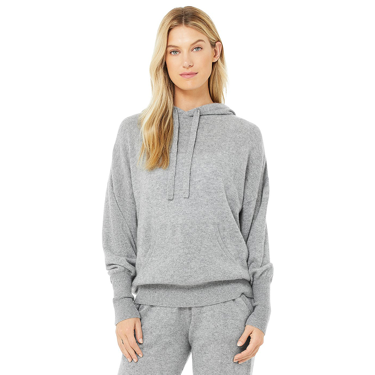 Alo Yoga Cashmere Jet Set Hoodie in Grey Medium - munimoro.gob.pe