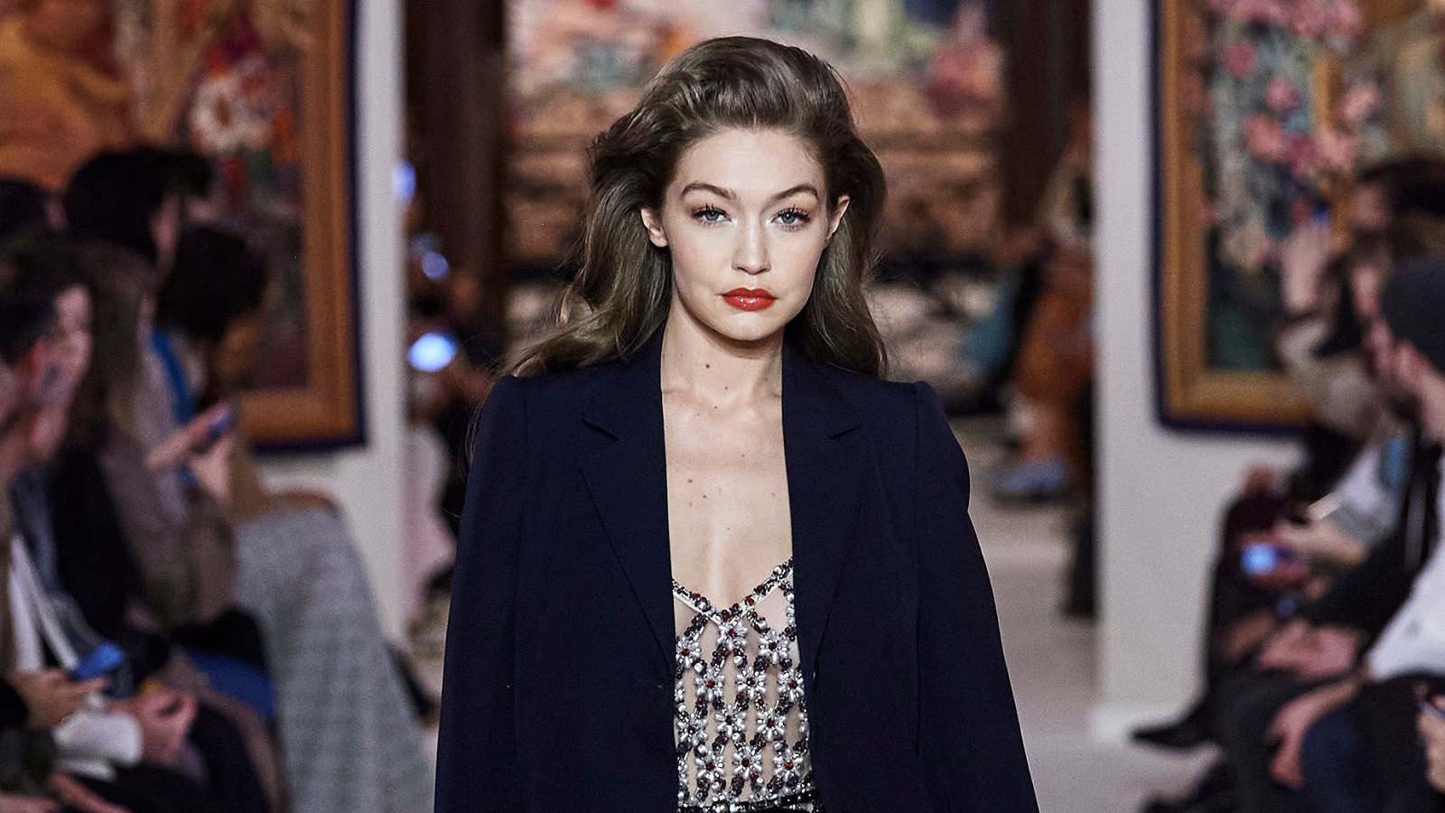 Speaking of Models, Gigi Hadid Made an Appearance on the Runway, The  Versace Pre-Fall Runway Was So Over the Top, You Won't Be Able to Look Away