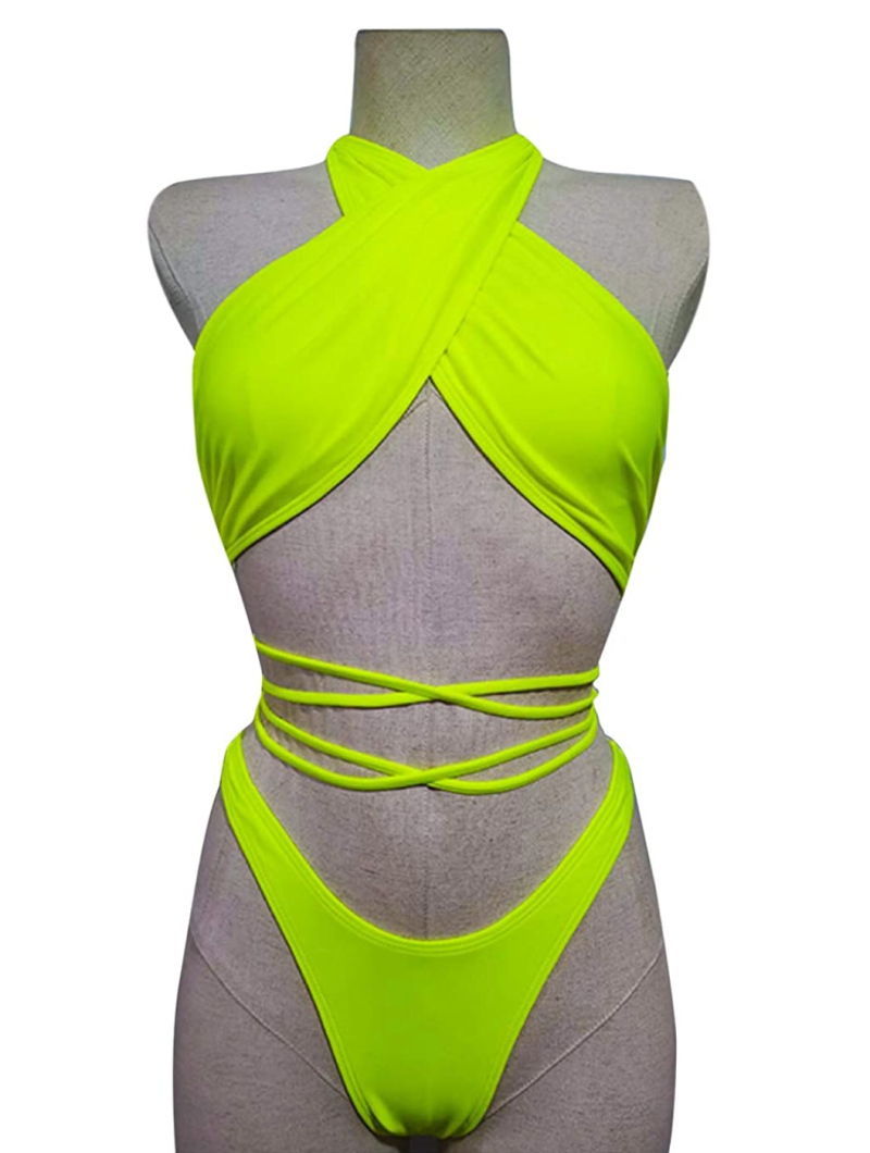 17 Trendy Wrap Bathing Suits On Amazon — All Under 40 Us Weekly 0302