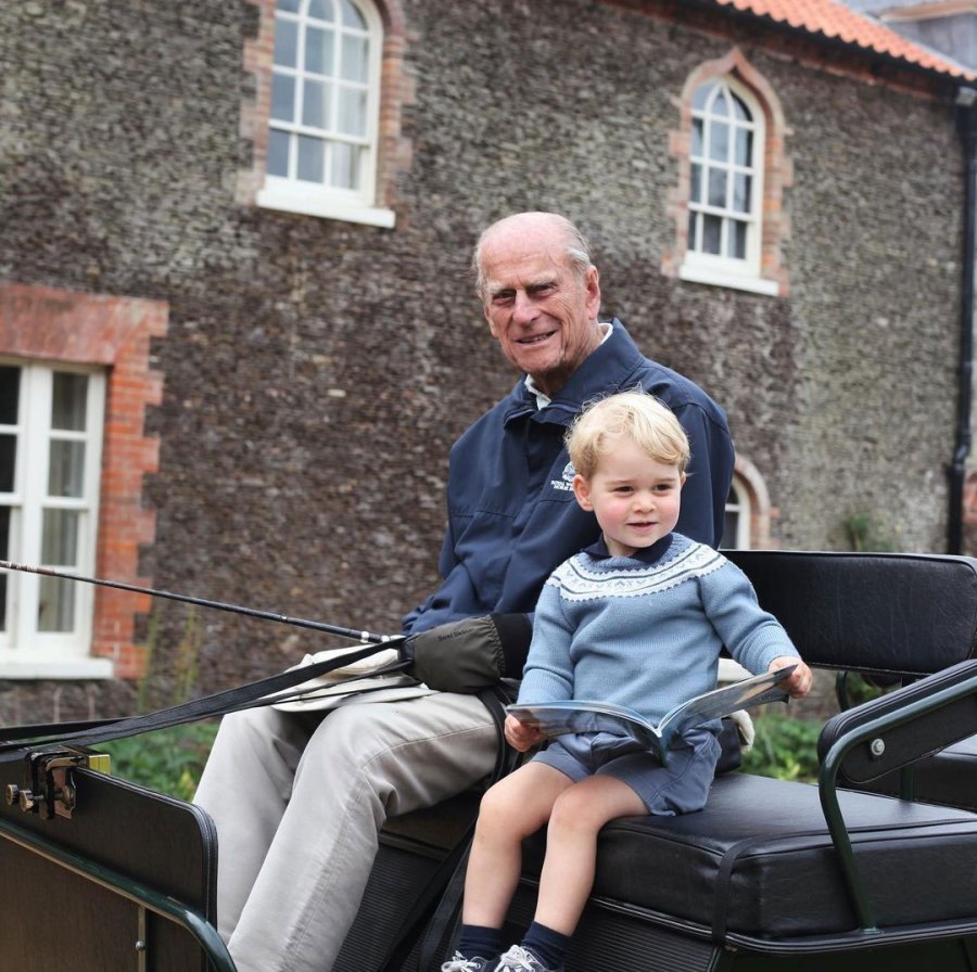 Prince Philip and Prince George