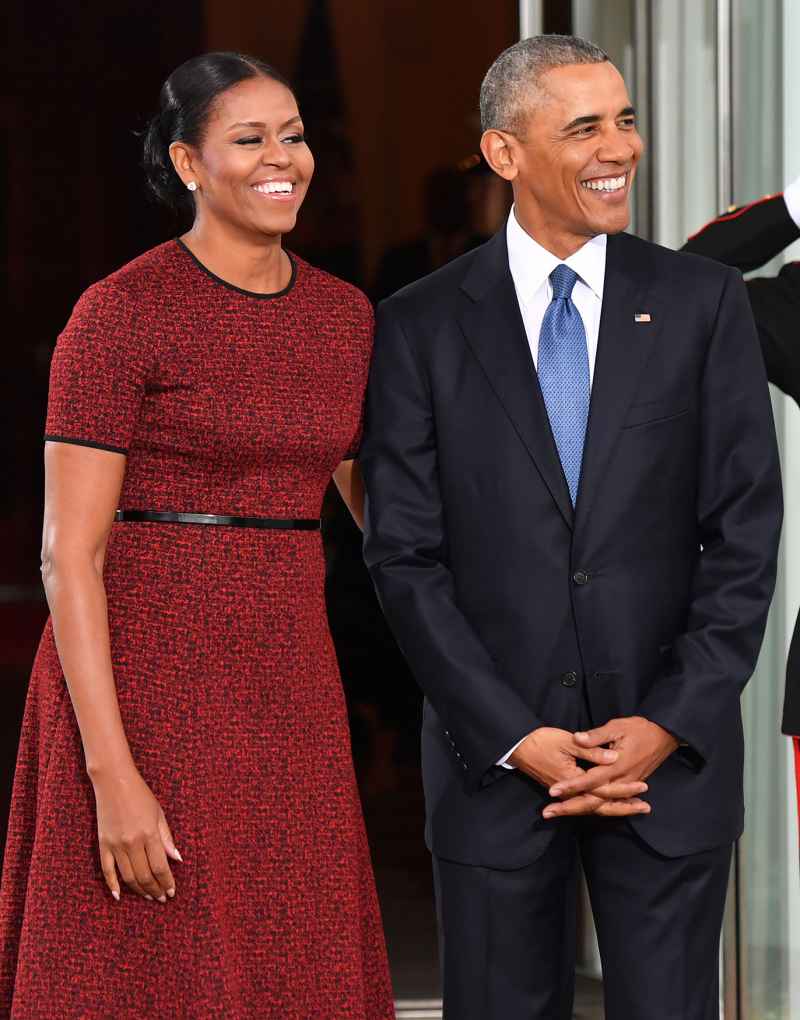 Michelle Obama Knits Sasha, Malia and Barack Handmade Tops | Us Weekly