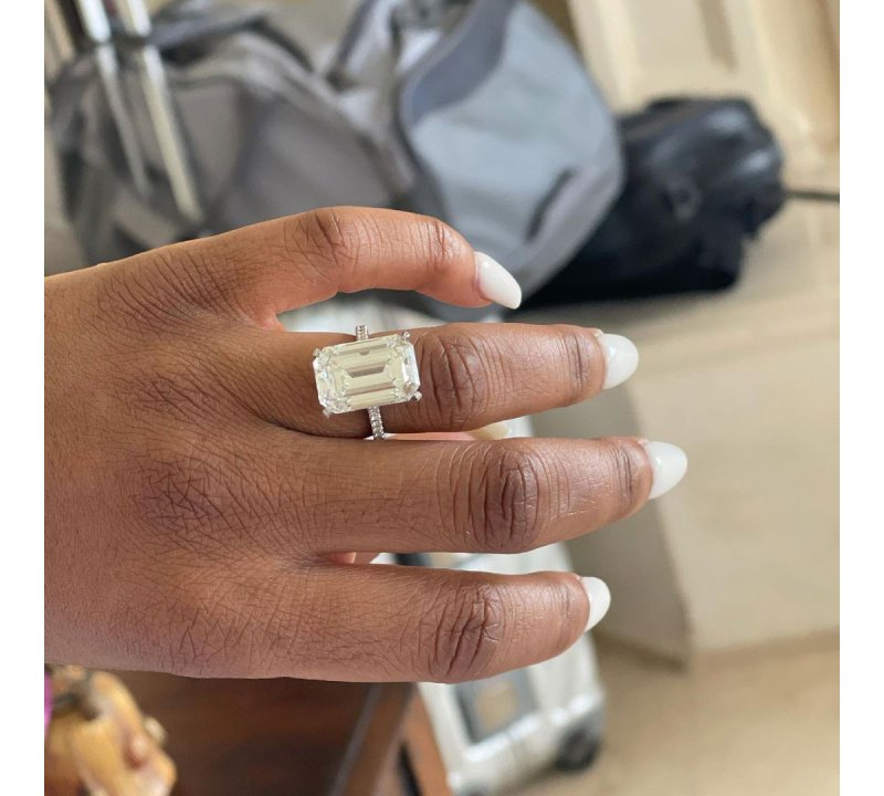 Porsha Williams Engaged to RHOA Costar Falynn Guobadia Estranged Husband Simon Guobadia Ring