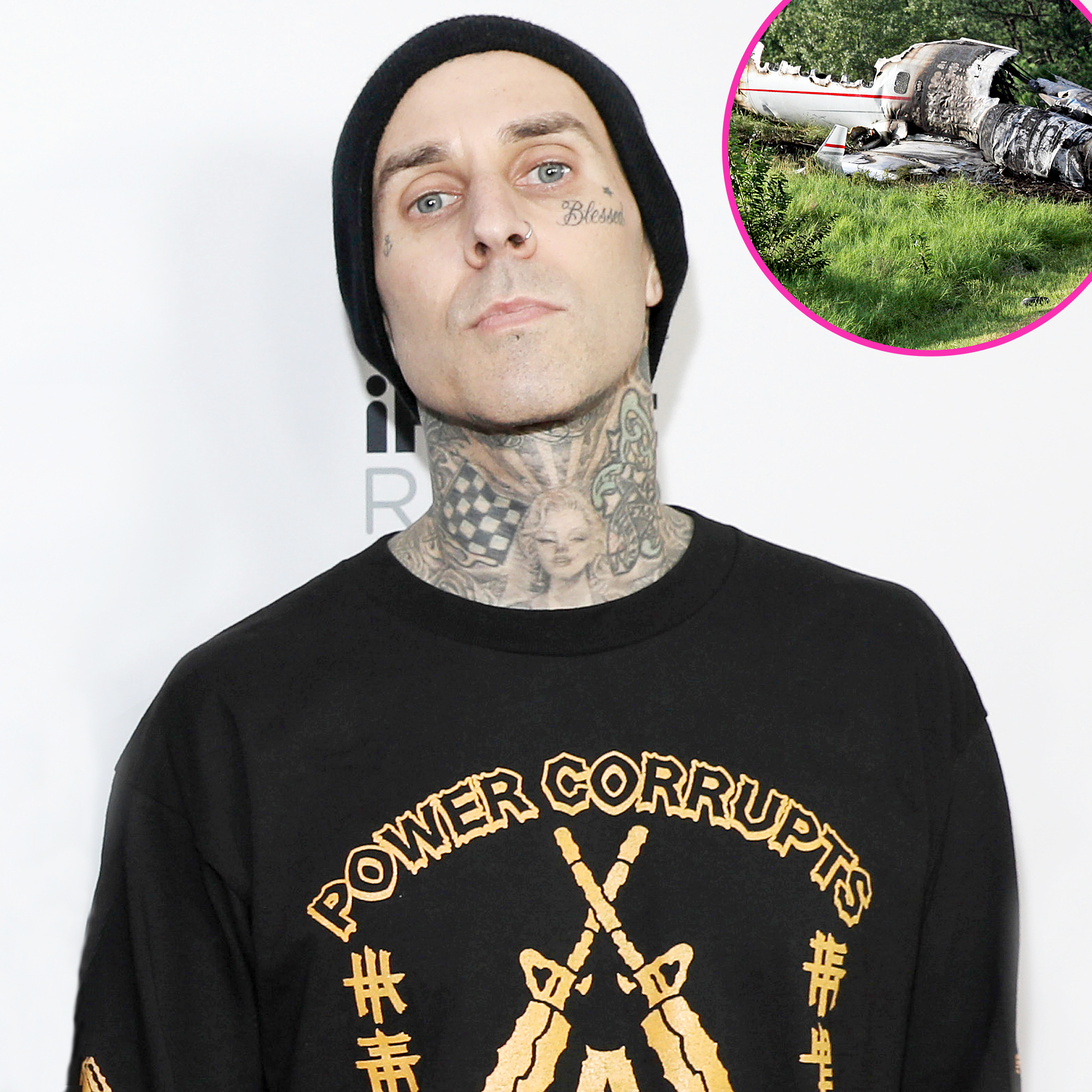 Travis Barker Says Fatal 2008 Plane Crash Was My Rehab Us Weekly