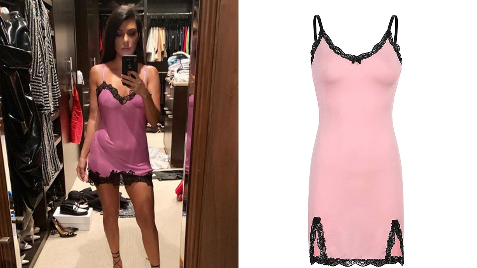 StyleSnap: We Found a Pink Dress Just Like Kourtney Kardashian's