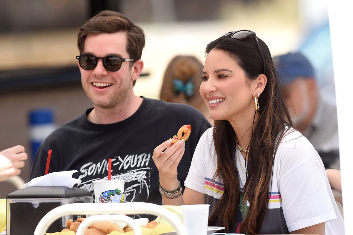 John Mulaney, Olivia Munn have date night at Super Bowl 2022