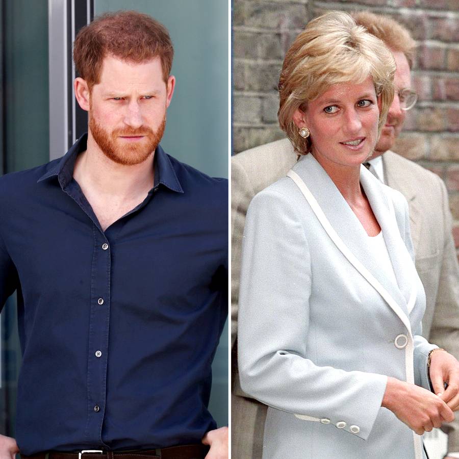 Prince Harrys Hrh Title Removed From Princess Diana Exhibit Us Weekly