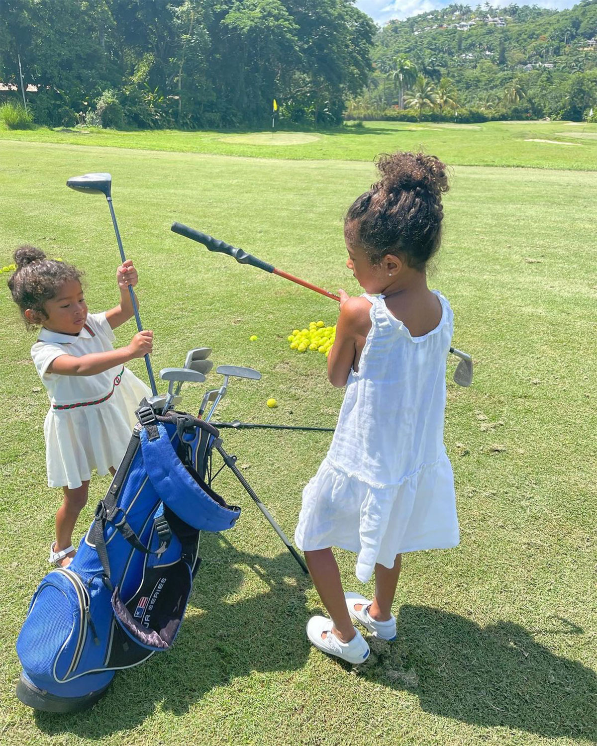 Vanessa Bryant, Daughters Vacation in Jamaica With Kobe's Family