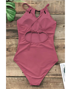 Cupshe High-Neck Ruched One-Piece Swimsuit Is Ultra-Flattering | Us Weekly