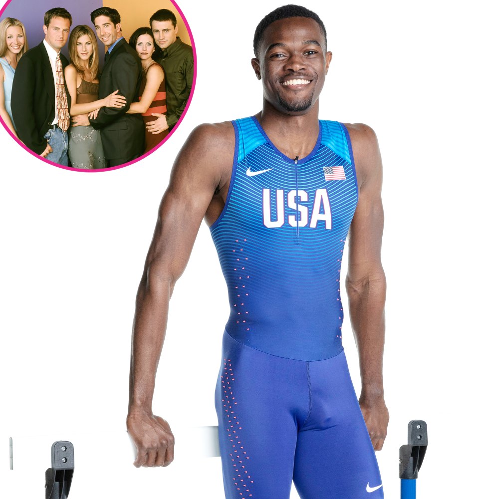 'Friends' Helps Olympic Runner Rai Benjamin Calm His PreRace Nerves