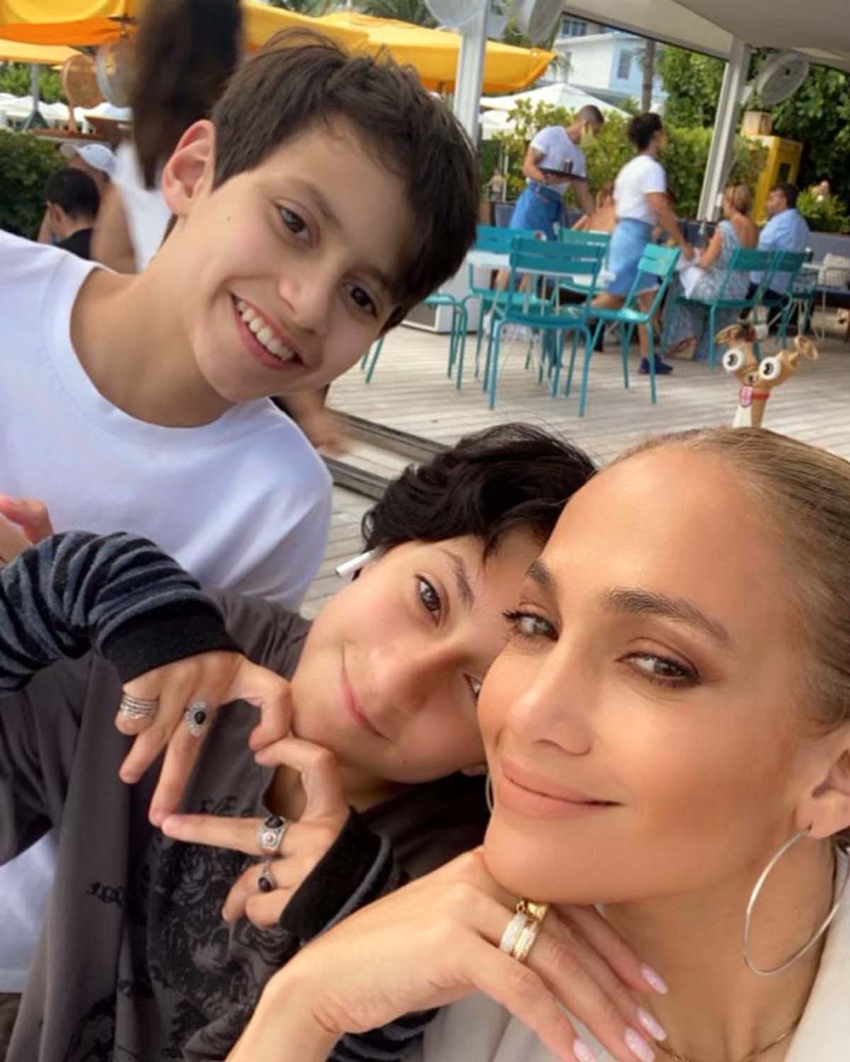 Jennifer Lopez’s Best Moments With Twins Emme, Maximilian Photos