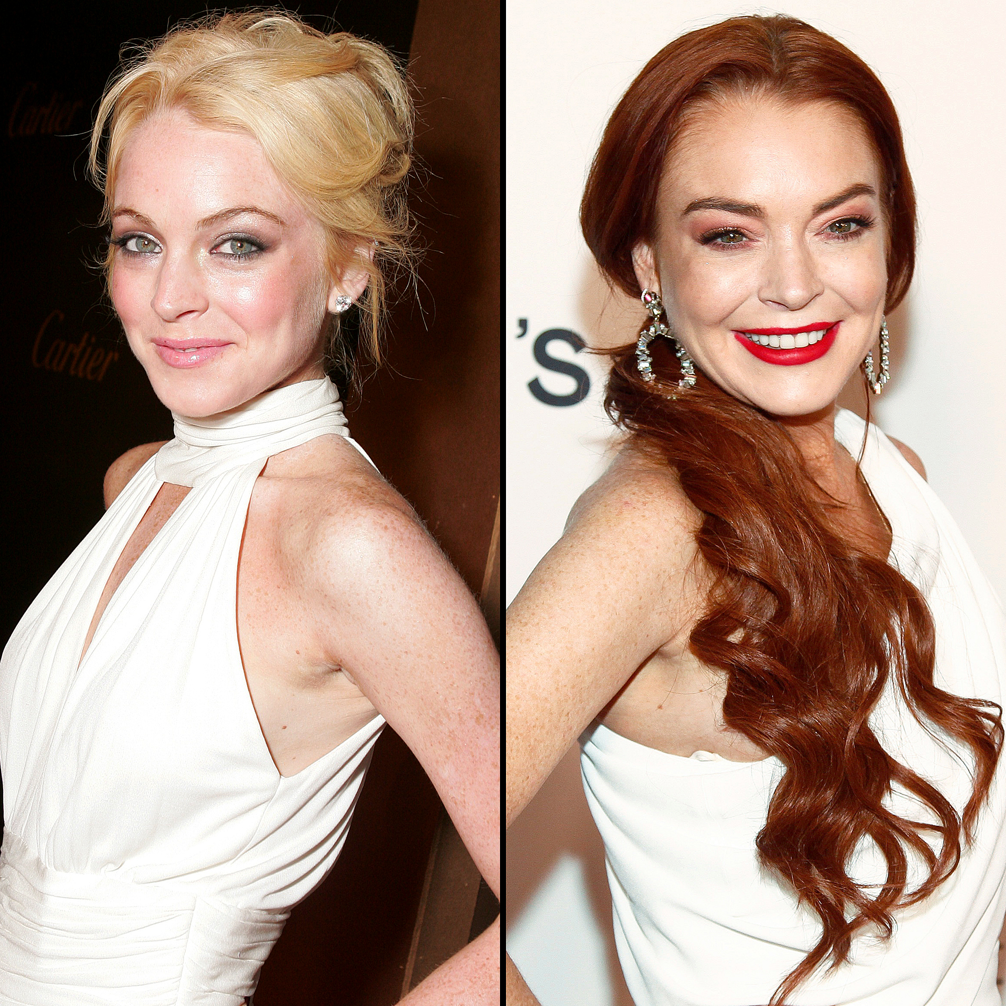 Pussy Shaved Lindsay Lohan - Lindsay Lohan's Wild Hair Transformation: Photos