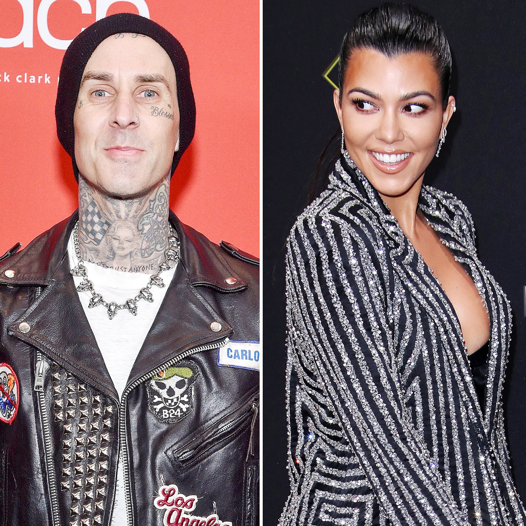 Travis Barker, Kourtney Kardashian Kiss at Disneyland on 4th of July