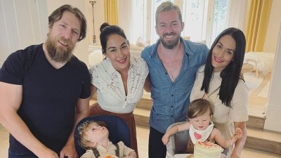 Birthday Boys!  Nikki and Brie Bella's Son Celebrates 1 Year Together