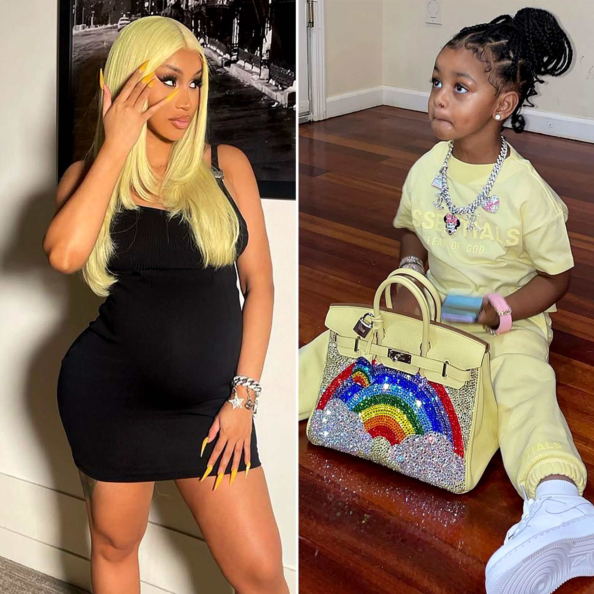 Cardi B's Daughter Kulture Models A Louis Vuitton Backpack: Photos –  Hollywood Life