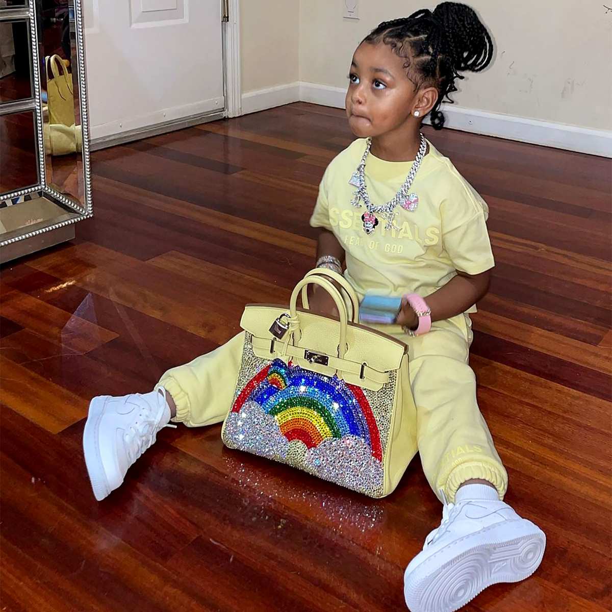 Cardi B And Offset gifts daughter Birkin bag worth Gh200k for her