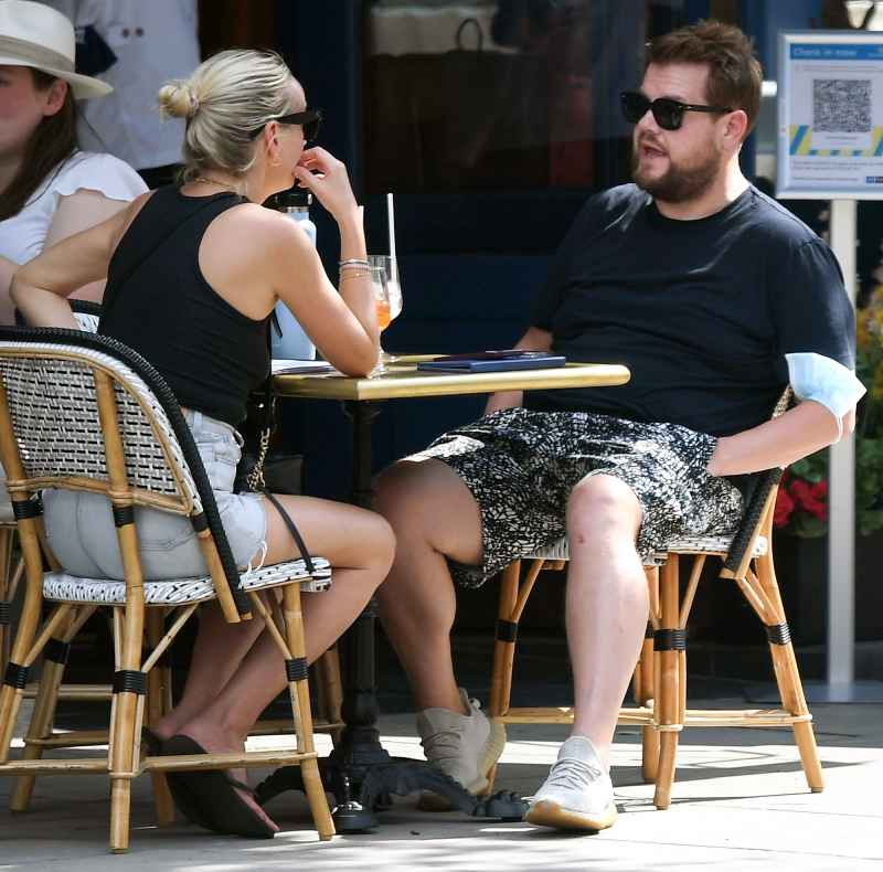 James Corden Just Like Us They Eat Al Fresco