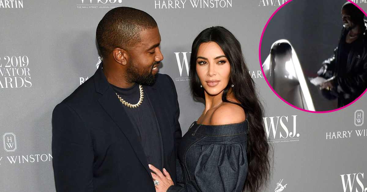 Kanye West Recreates Kim Kardashian Wedding at Chicago 'Donda' Event