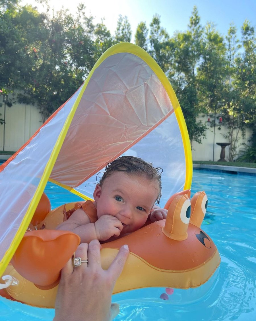 Lala Kent, Brittany Cartwright, Stassi Schroeder's Babies' Pool Playdate Water Baby