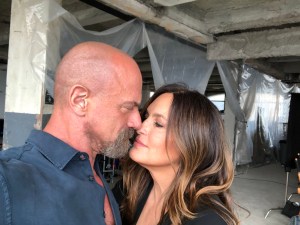 Mariska Hargitay and Chris Meloni