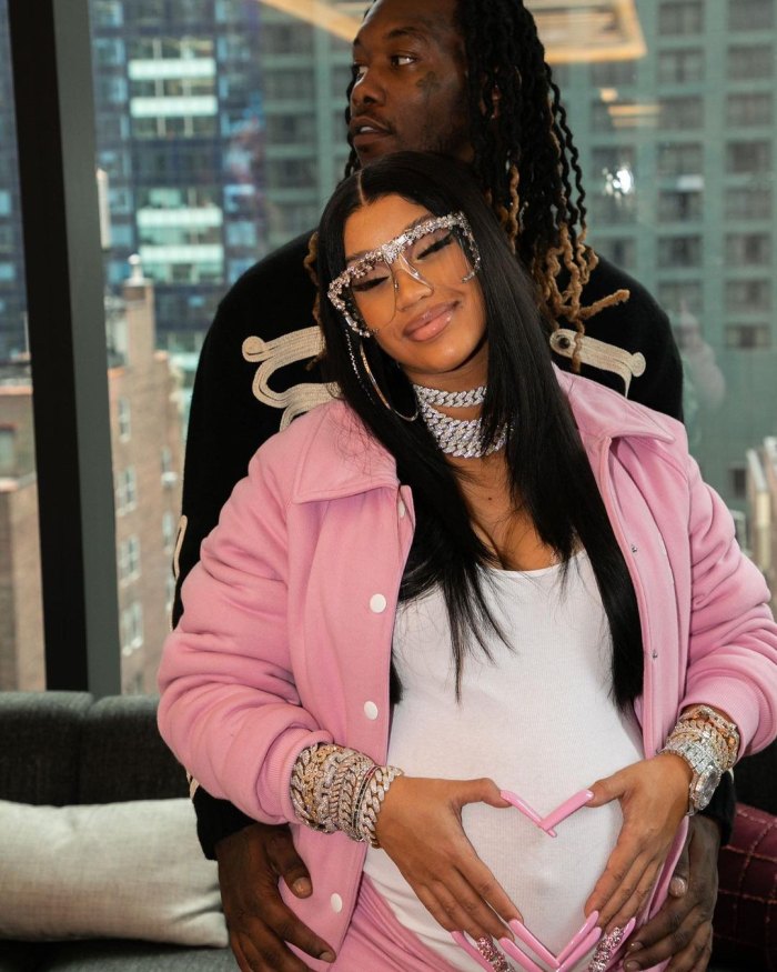 Pregnant Cardi B’s Baby Bump Photos Ahead of 2nd Child