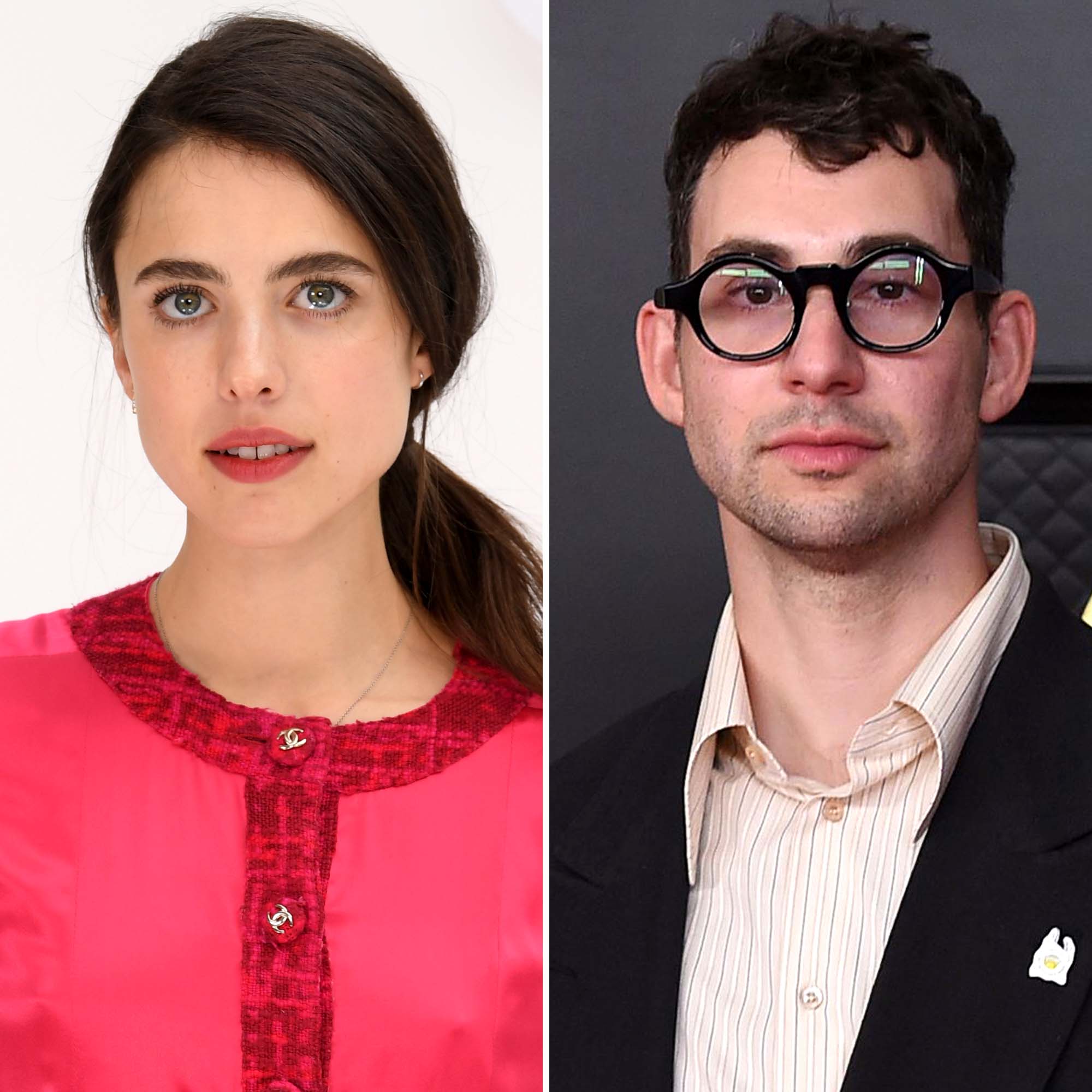 Margaret Qualley puts on a cosy display with her fiancé Jack Antonoff at  the Grammys