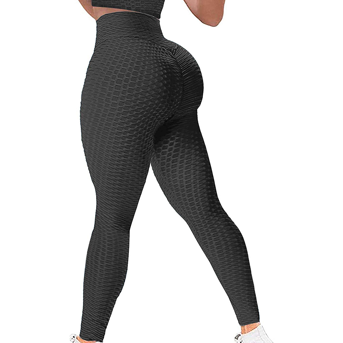 Women Leggings Anti-Cellulite High Waist Push Up Yoga Pants TikTok Butt  Ruched | eBay