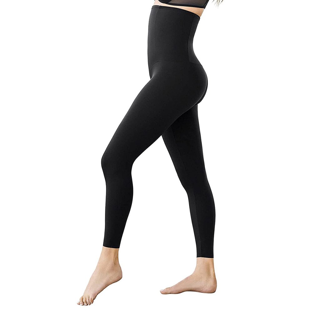 Anti Cellulite Compression Women Leggings Leg Shaper High Waist Black Pants  Slim 
