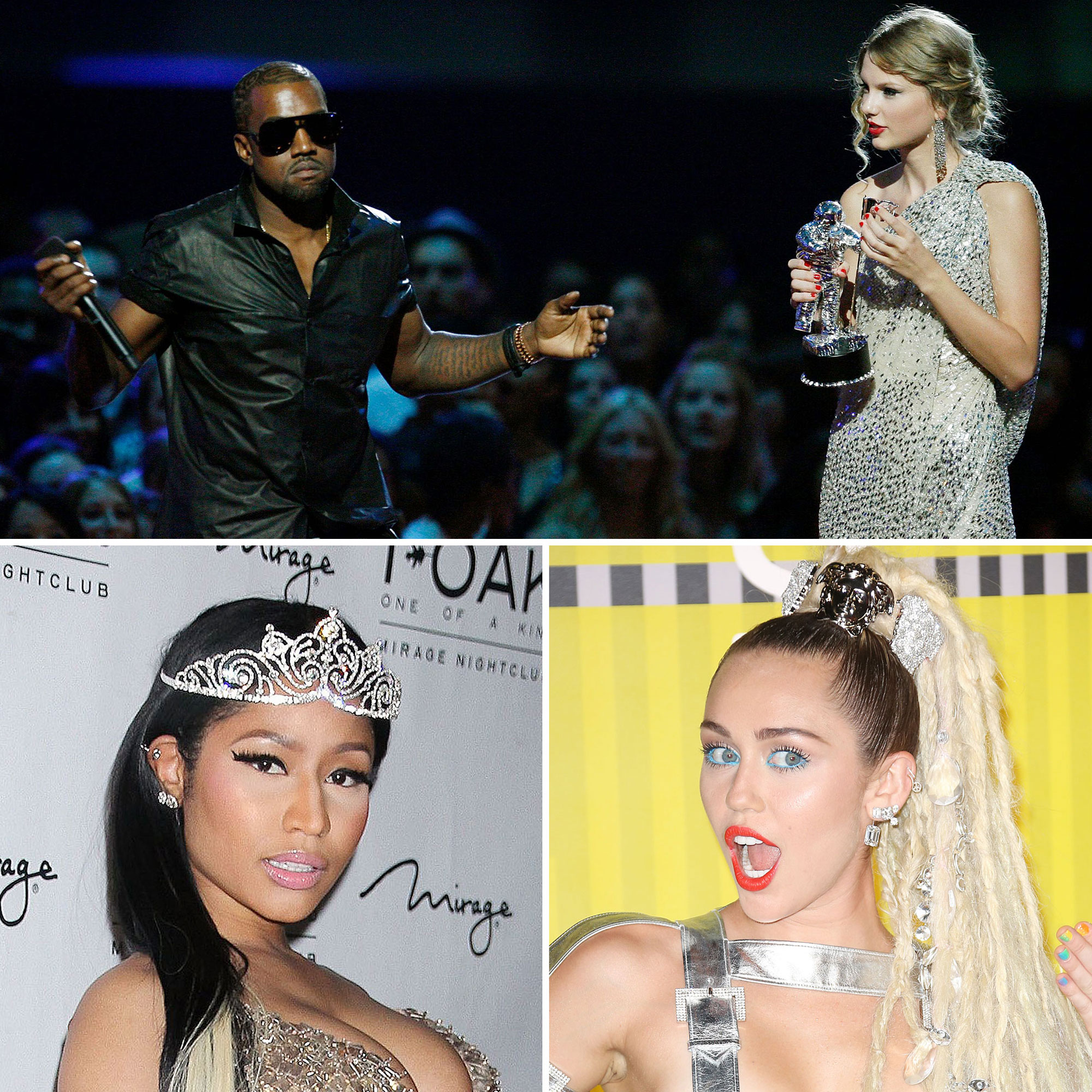 Brigas de celebridades que aconteceram no VMAs