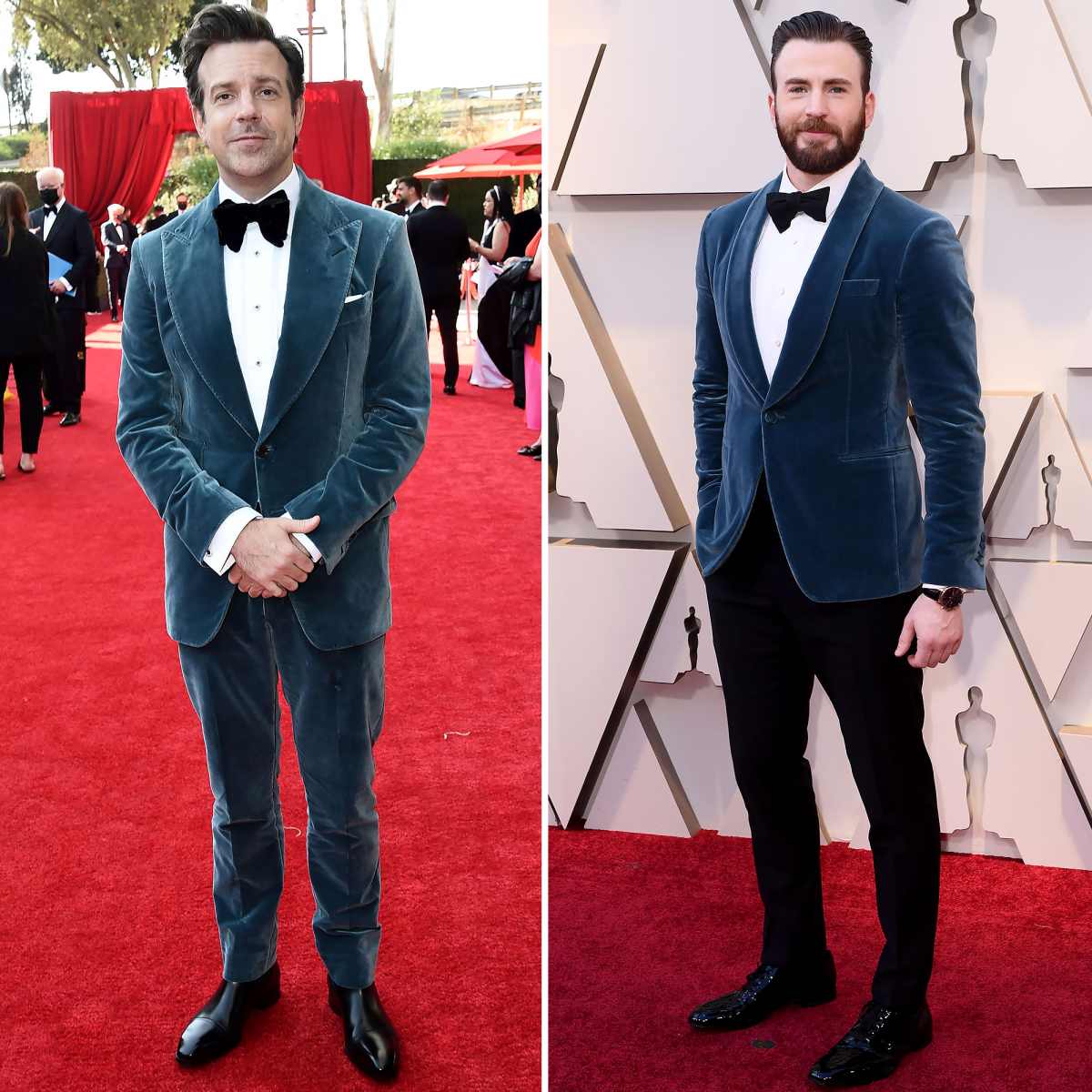 Emmys 2021: Jason Sudeikis Copies Chris Evans' 2019 Oscars Suit