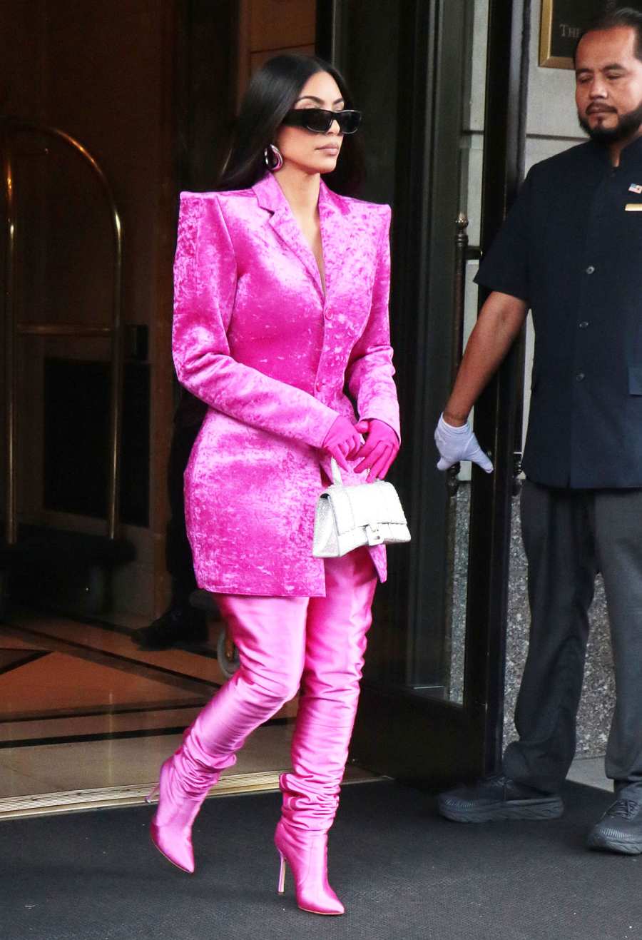 Kim Kardashian Wears 3 Hot Pink Outfits on ‘Saturday Night Live’ | Us ...