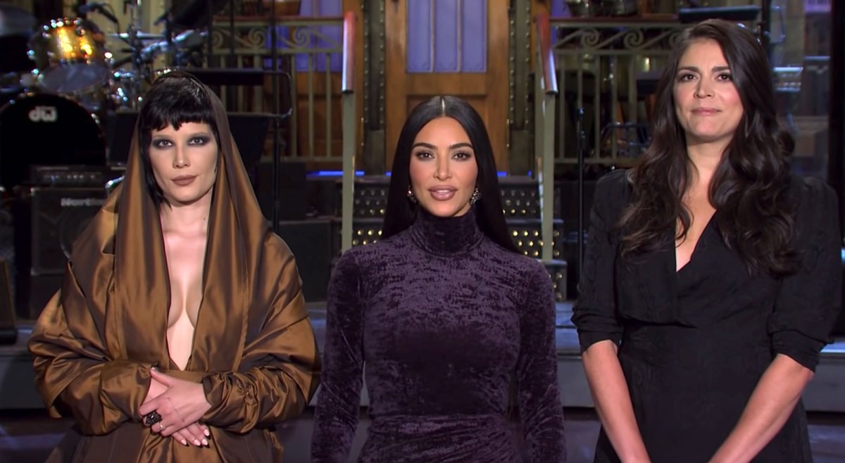 Kanye West's 'SNL' Bottle Outfit Was Memed Into Kim Kardashian's Infamous  Champagne Photo – Billboard