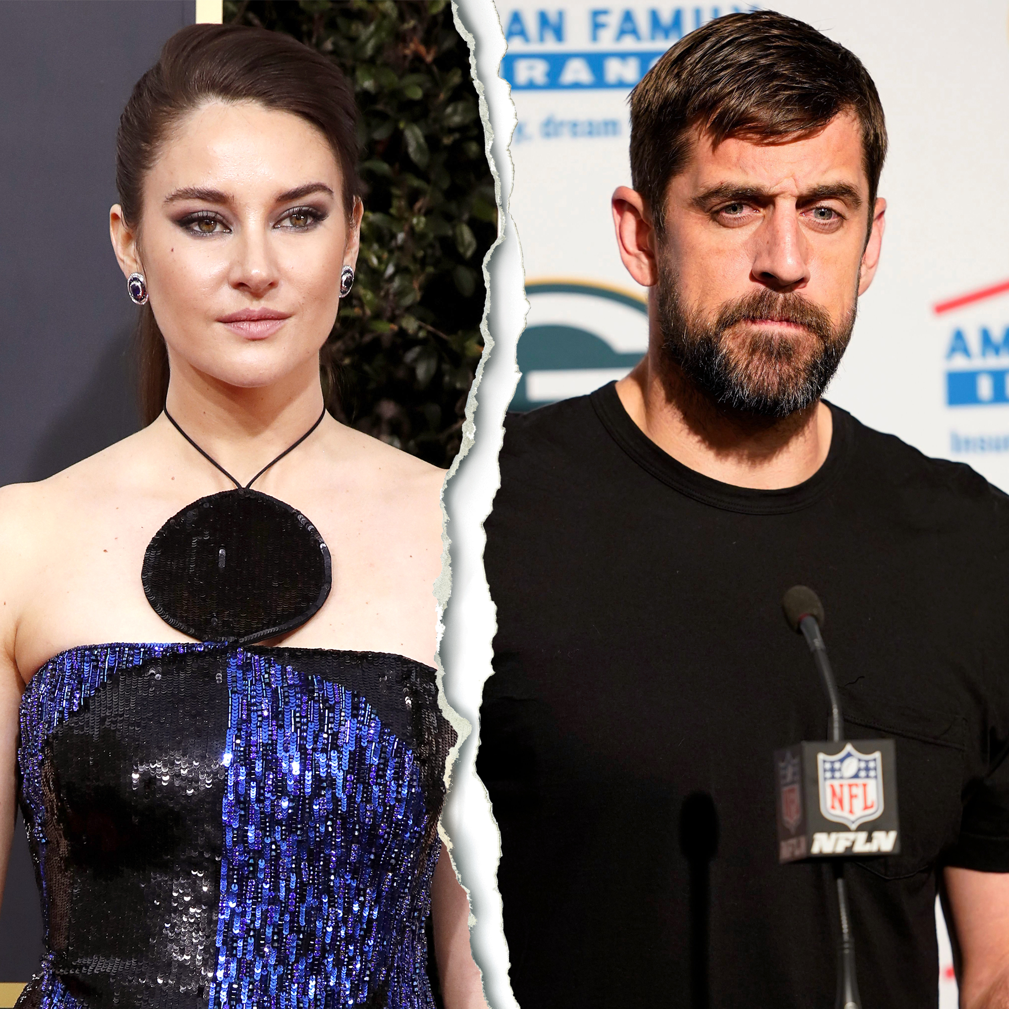 Cronograma do relacionamento de Aaron Rodgers e ex-namorada Shailene Woodley