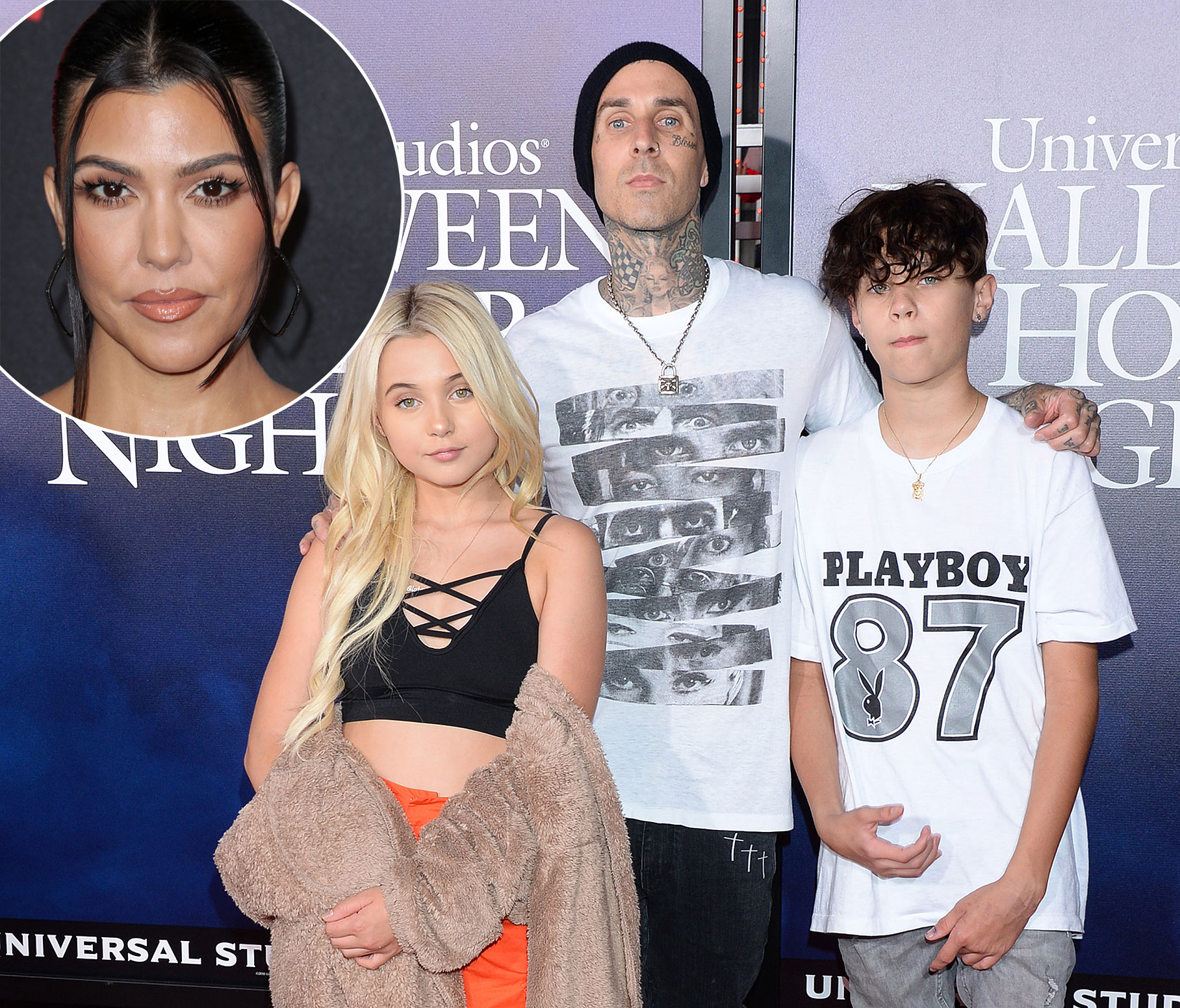 Travis Barker s Kids React to His Kourtney Kardashian s