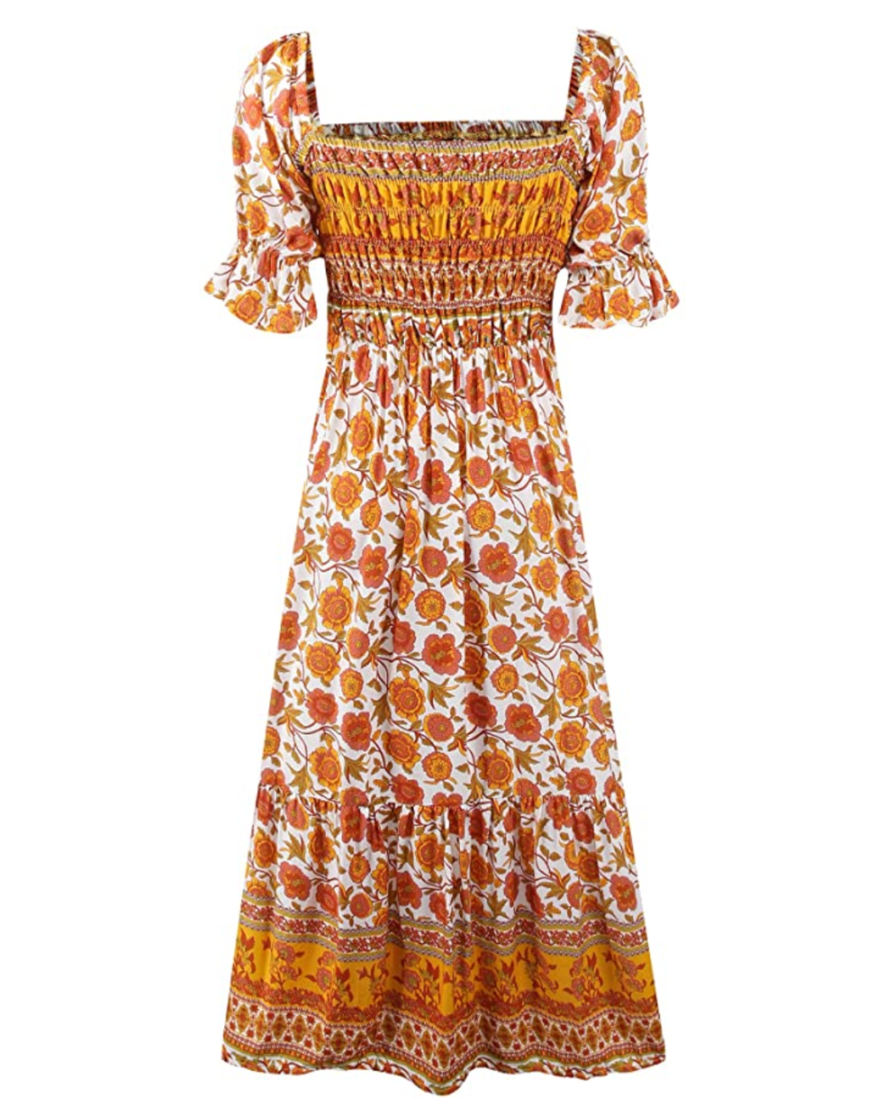 Uimlk Midi Dress Is a Boho Frock That You Can Wear Well Into Fall | Us ...