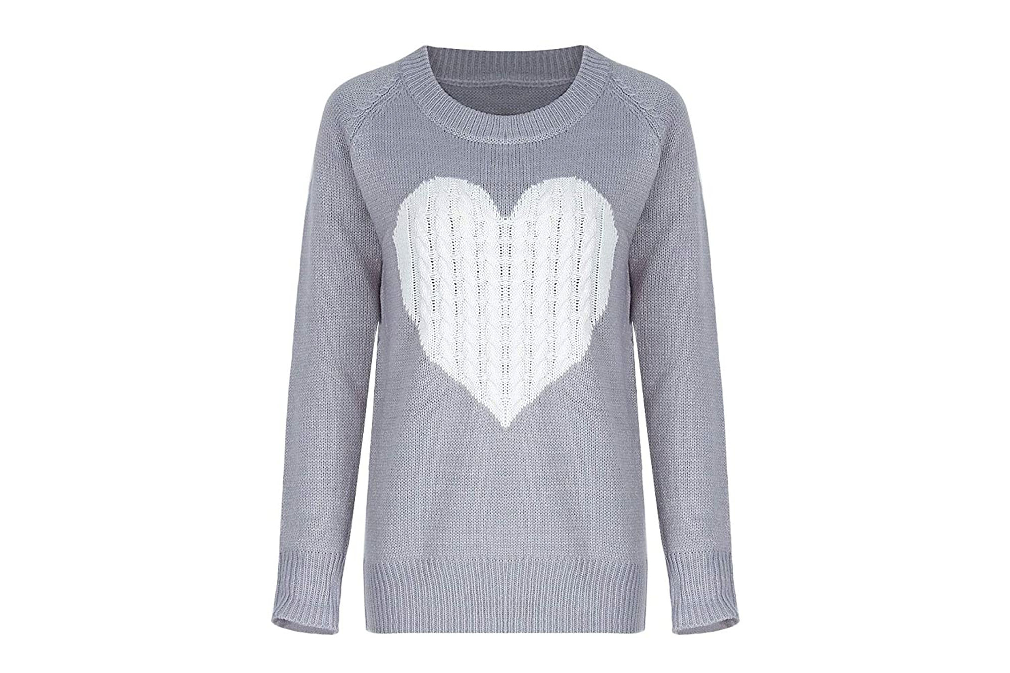 Shermie Crewneck Heart Sweater Brings the Good Vibes