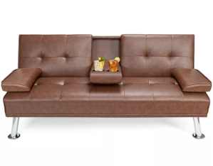 Costway Convertible Folding Futon Sofa Bed