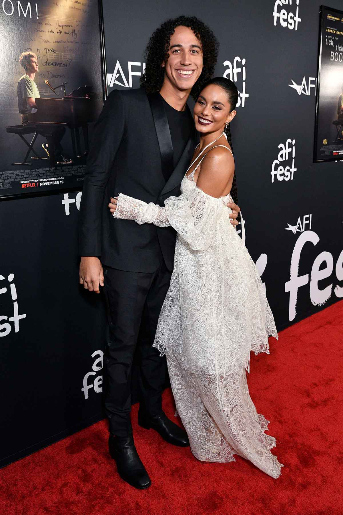 Vanessa Hudgens and Cole Tucker make their red carpet debut