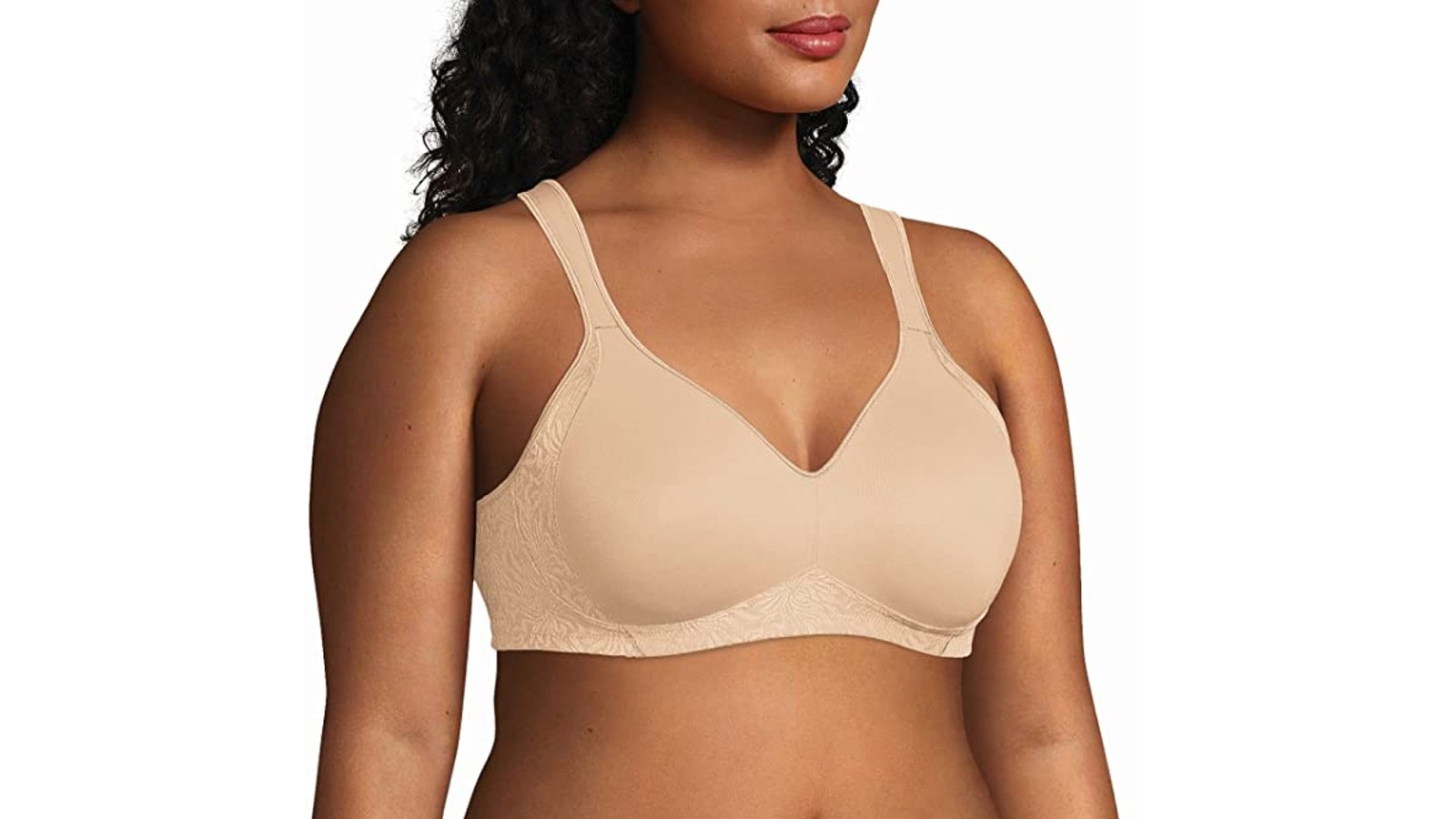 Full-Coverage Posture Support Wireless Lace Bra
