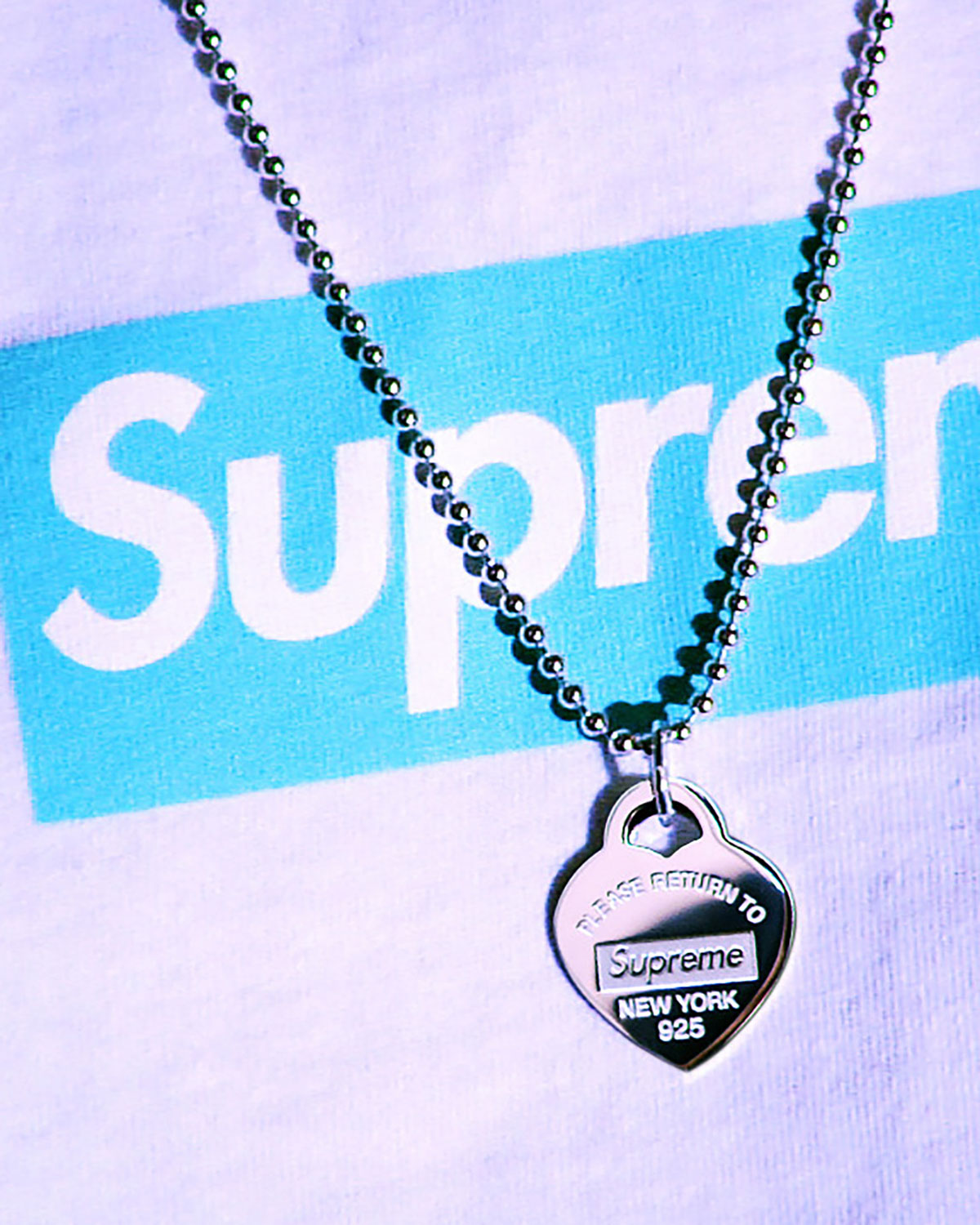 Supreme Tiffany & Co. Heart Tag Pendant | nate-hospital.com