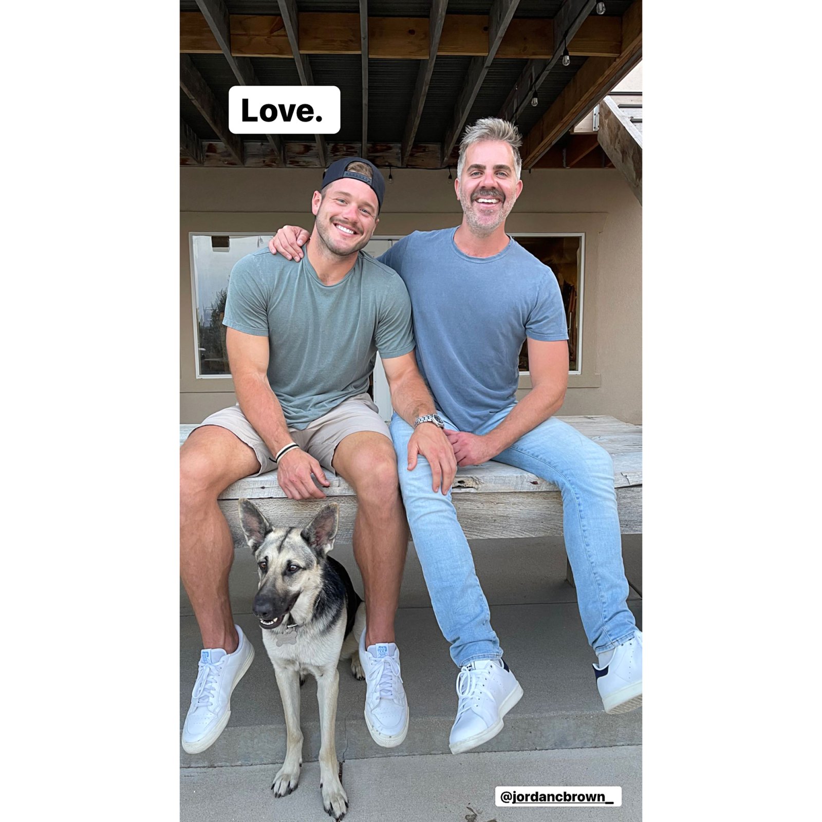 Colton Underwood, Jordan C. Brown Take Love Instagram Official Us Weekly