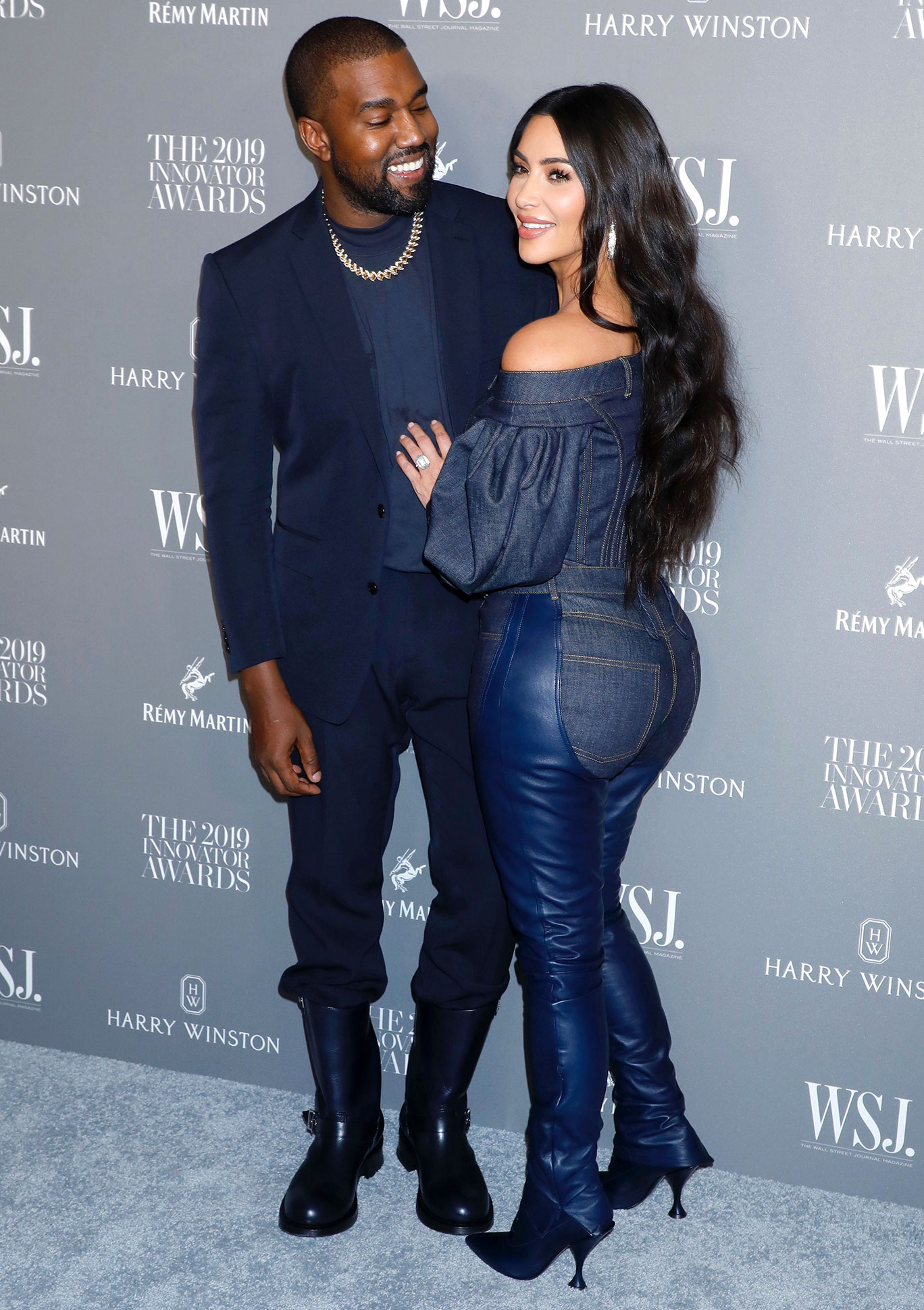 Kim Kardashian & Kanye West Reunite At Virgil Abloh Tribute In