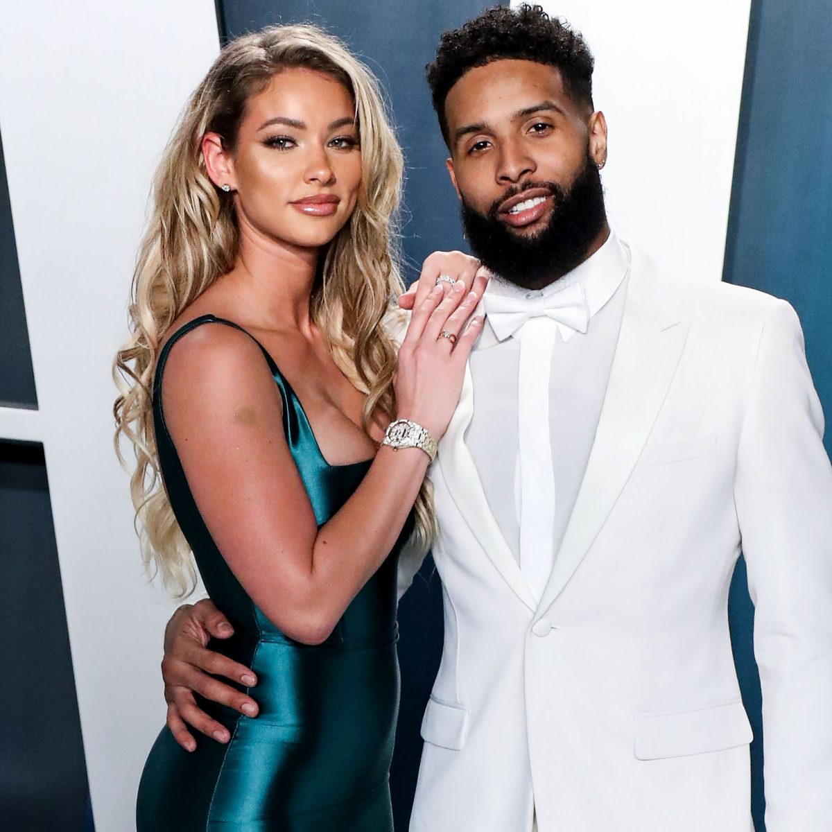 NFL star Odell Beckham Jr. and Lauren Wood welcome baby boy