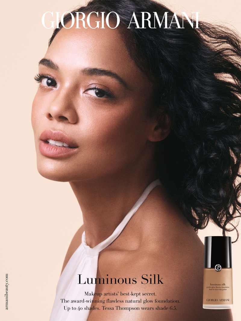 Tessa Thompson Is ‘Thrilled’ to Be the New Face of Armani Beauty