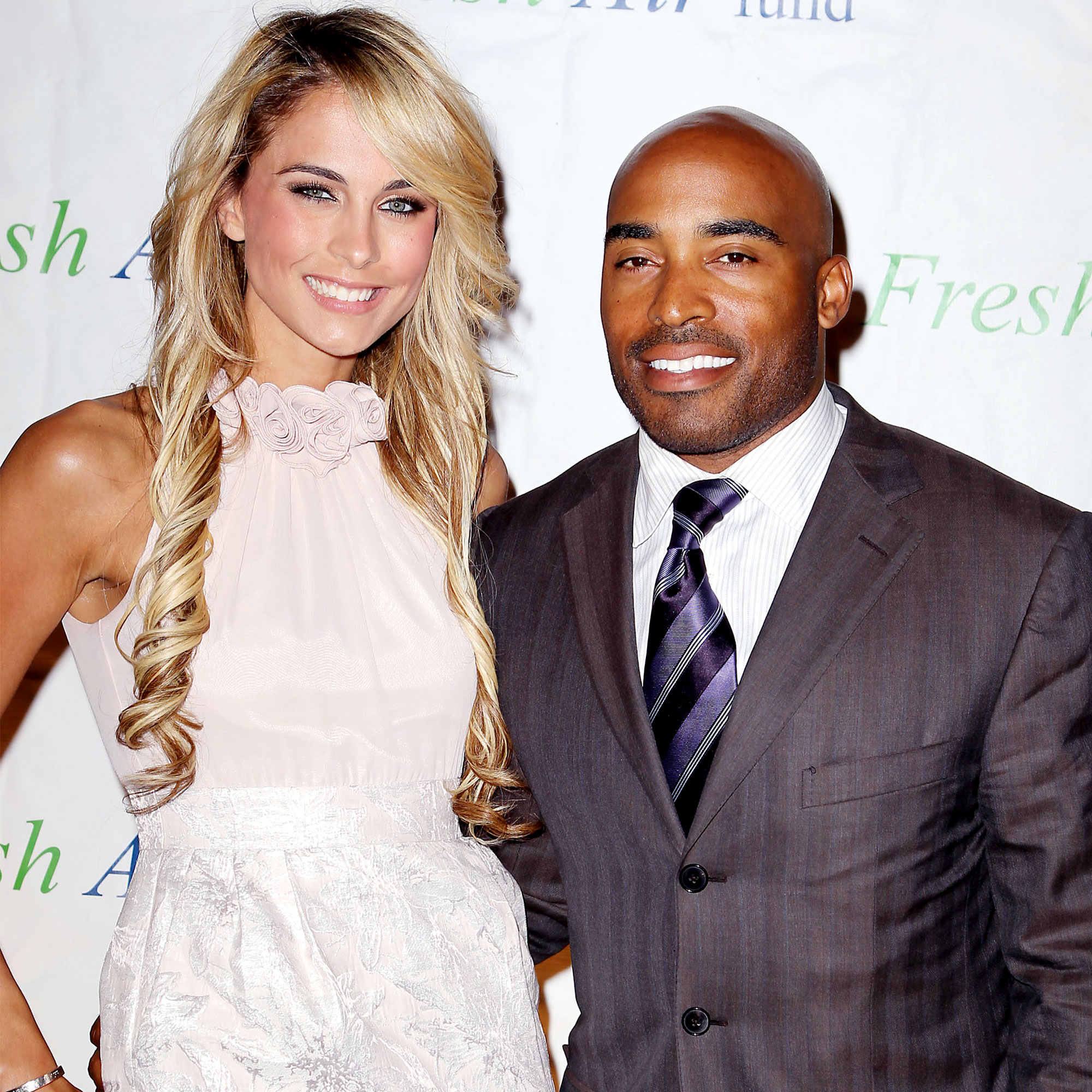 NY Giants star Tiki Barber marries 23-year-old pinup wife days after  divorcing mother of his four children