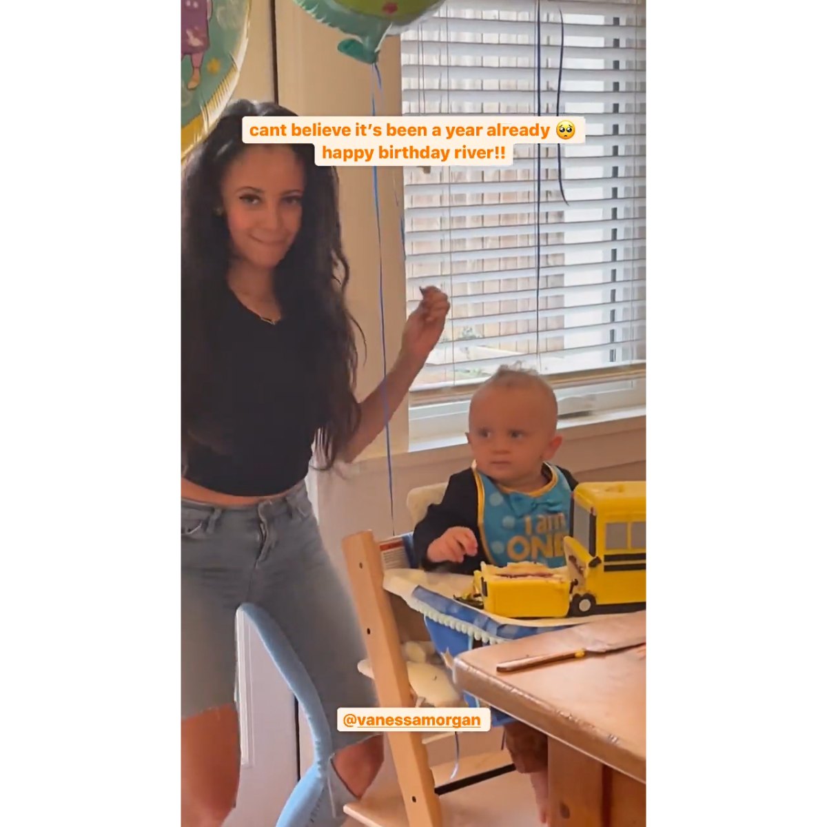 Vanessa Morgan Celebrates Baby Boy River's 1st Birthday