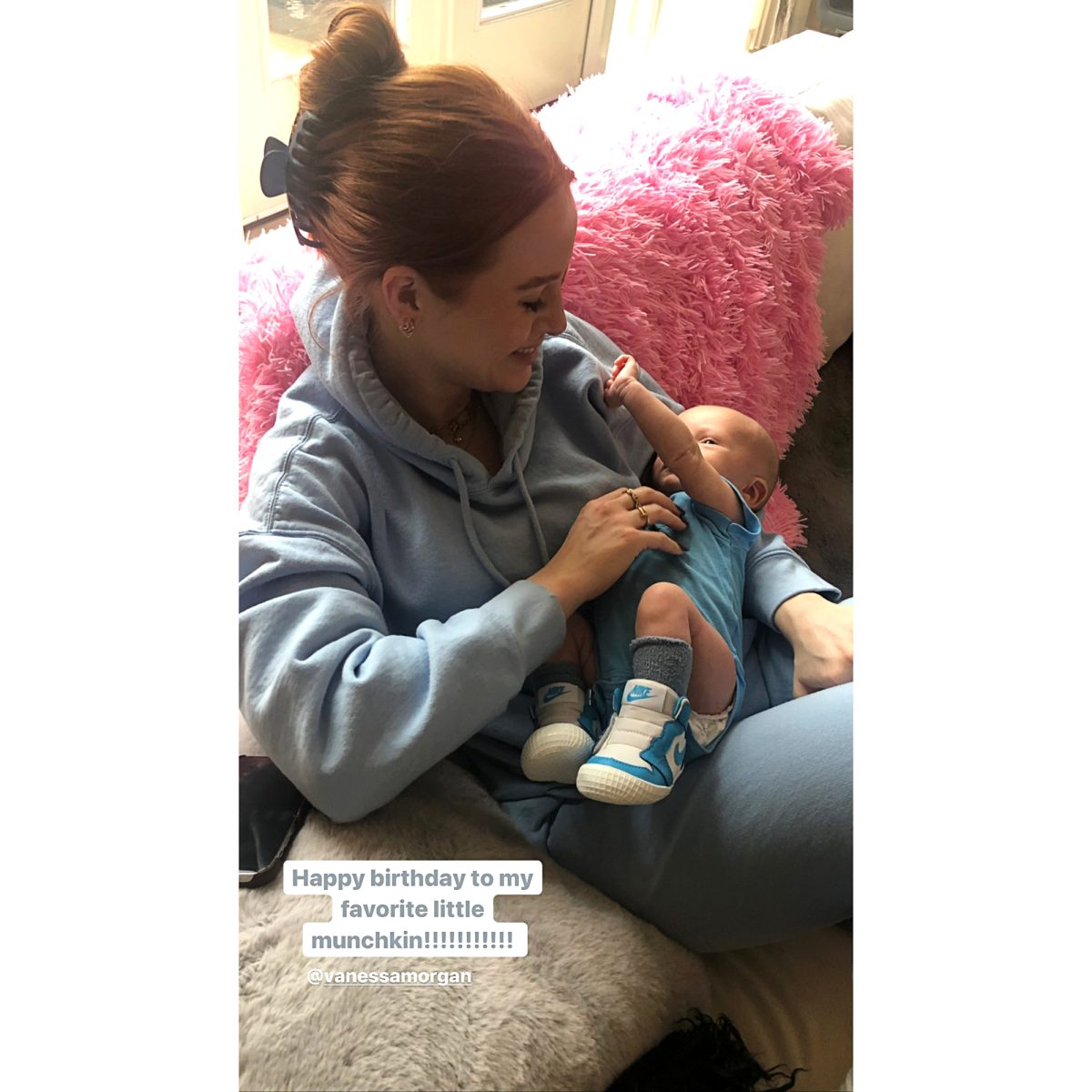 Riverdale' Star Vanessa Morgan and Son River's Photo Album