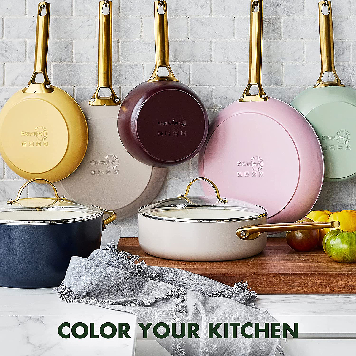 GreenPan Cookware Set Is A Kitchen Upgrade In Every Way Us Weekly   Greenpan Cookware Colors 