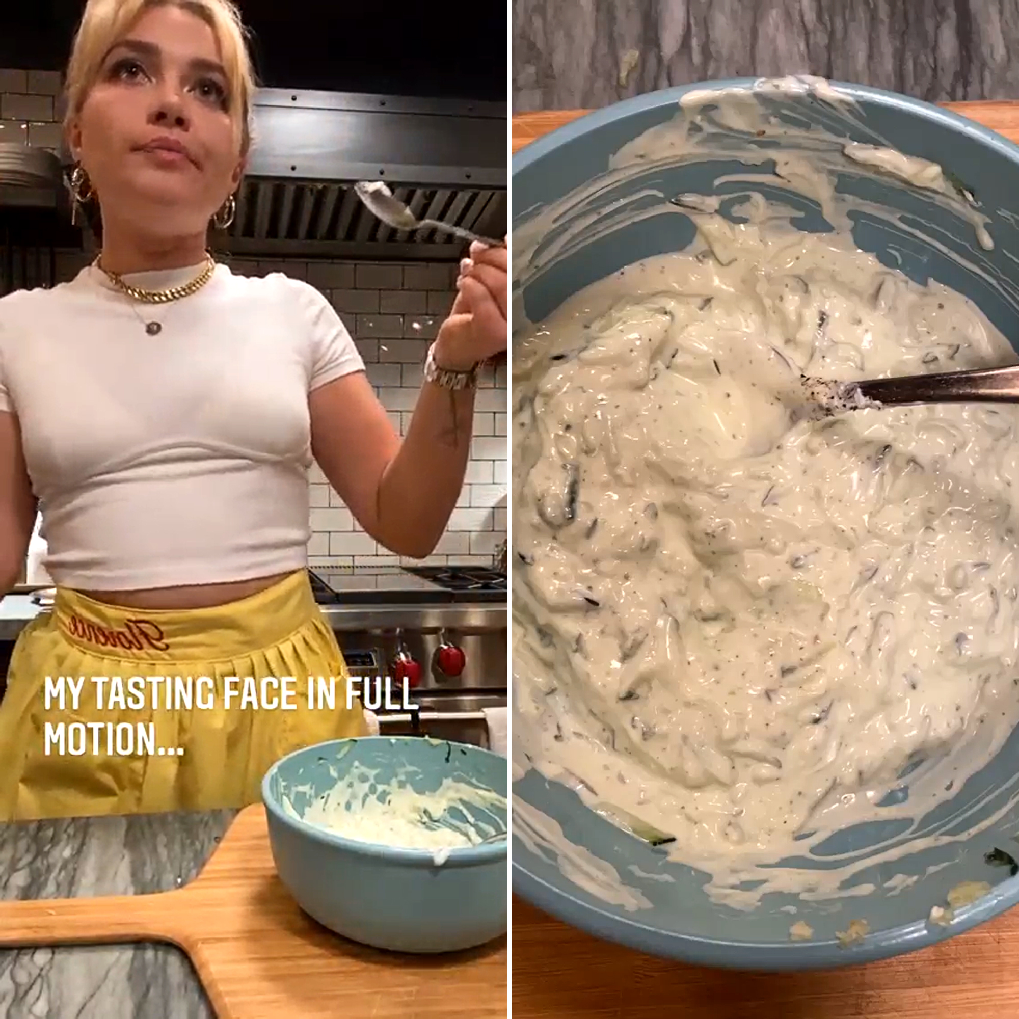 อาหาร 'Cooking With Flo' ของ Florence Pugh ทั้งหมด