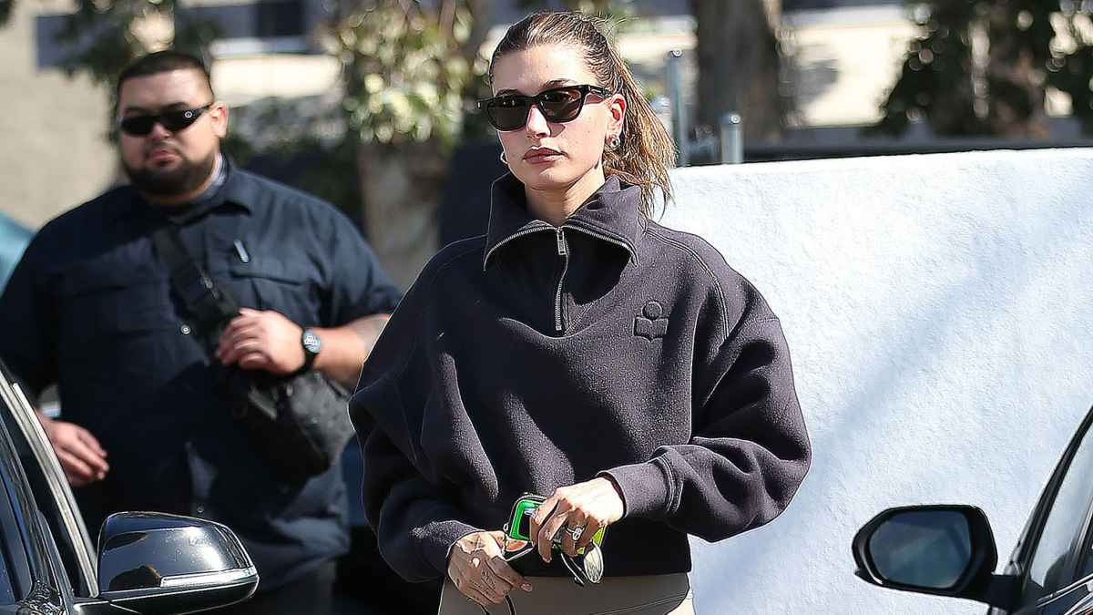 Hailey Bieber & Bella Hadid's Athleisure Outfits Were A Mix Of