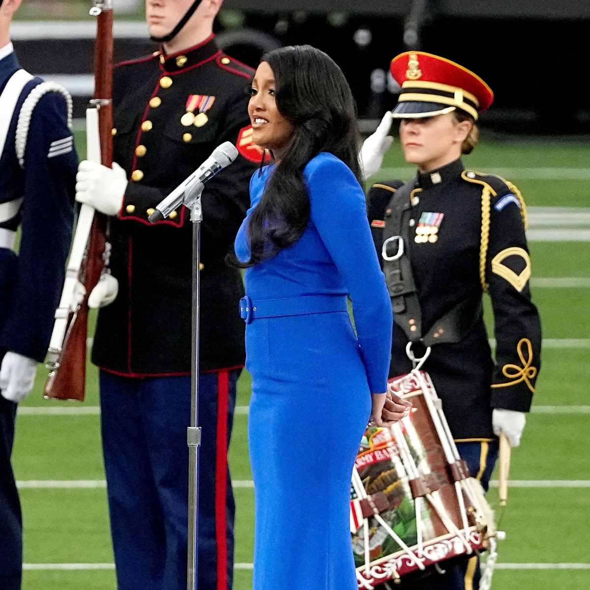 Super Bowl National Anthem 2022: Twitter Reacts to Mickey Guyton's